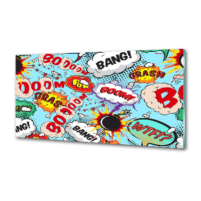 Kitchen splashback Comic book