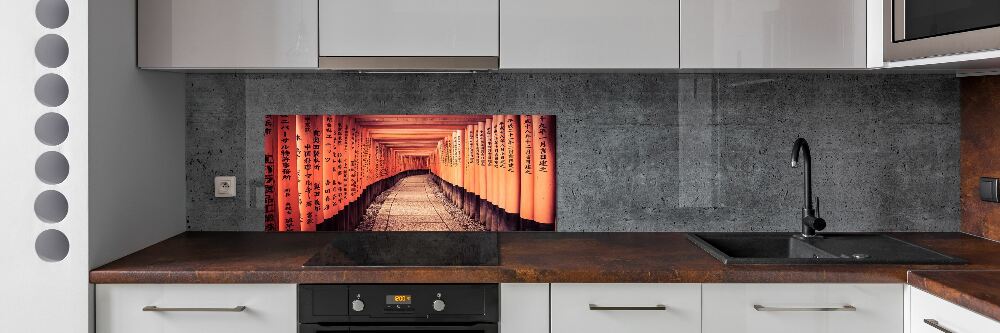 Kitchen splashback Kyoto gates