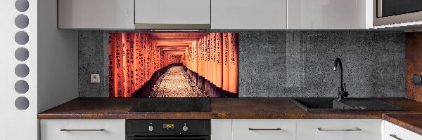 Kitchen splashback Kyoto gates