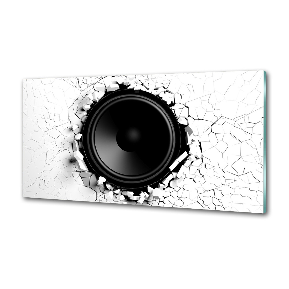 Kitchen splashback Loudspeaker