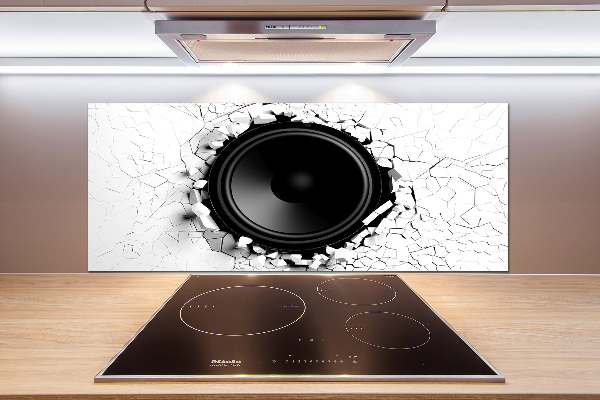 Kitchen splashback Loudspeaker