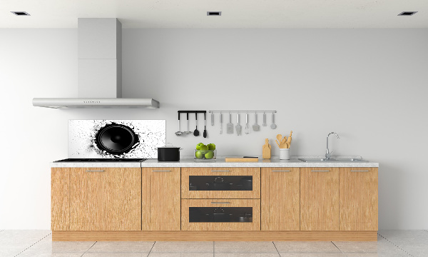 Kitchen splashback Loudspeaker