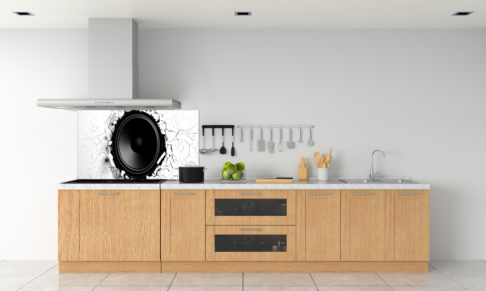 Kitchen splashback Loudspeaker