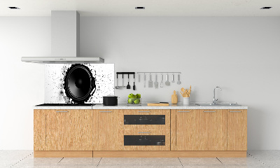 Kitchen splashback Loudspeaker