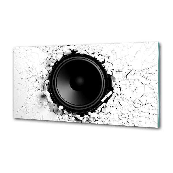 Kitchen splashback Loudspeaker