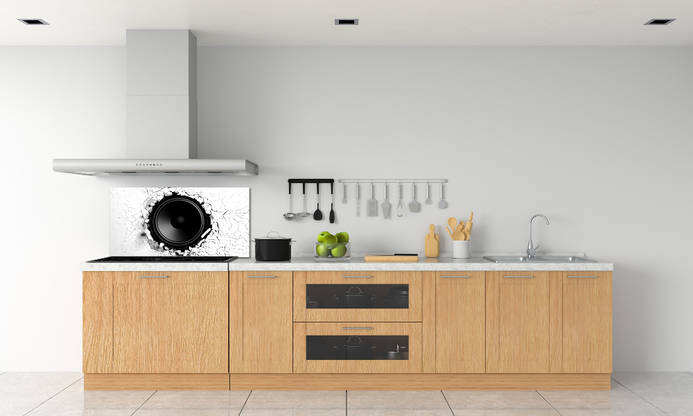 Kitchen splashback Loudspeaker