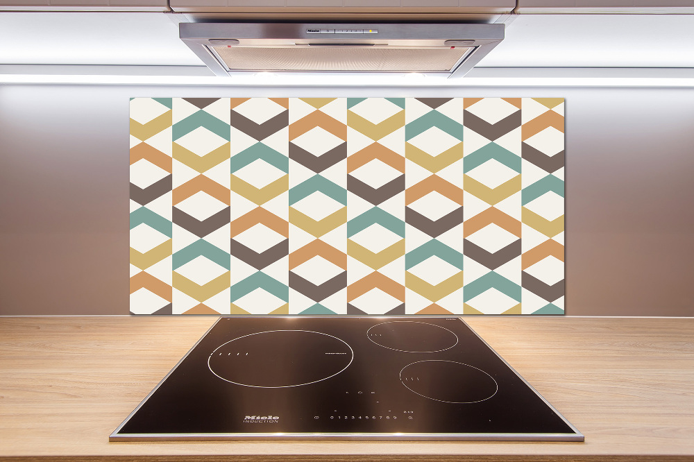 Kitchen splashback Retro background