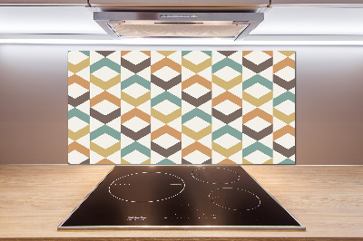 Kitchen splashback Retro background