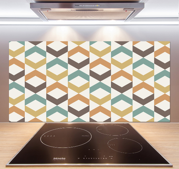 Kitchen splashback Retro background