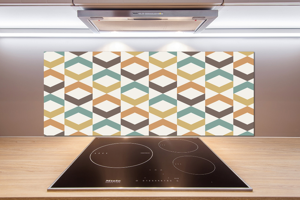 Kitchen splashback Retro background