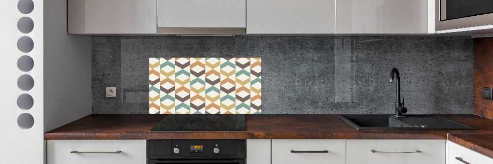 Kitchen splashback Retro background