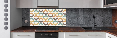 Kitchen splashback Retro background