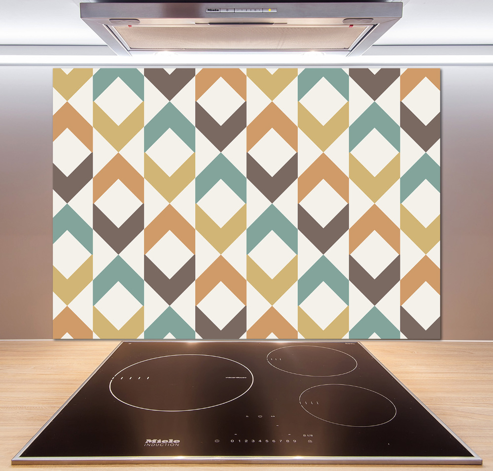 Kitchen splashback Retro background