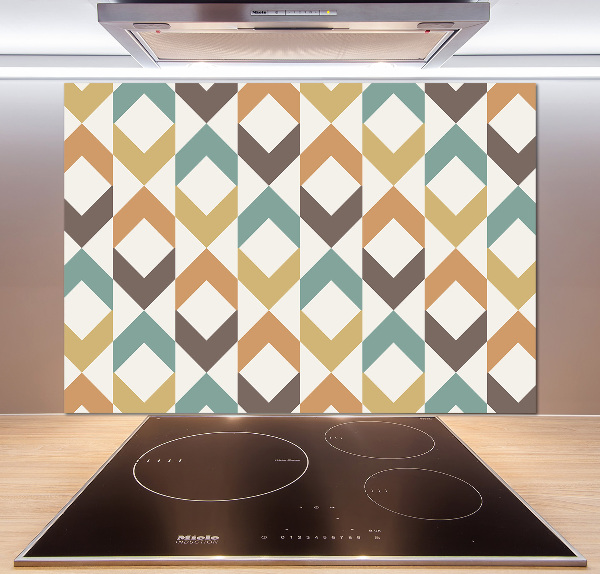 Kitchen splashback Retro background