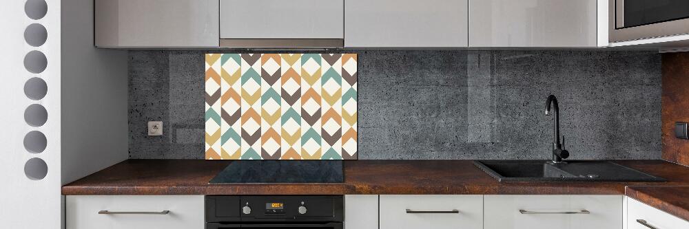 Kitchen splashback Retro background