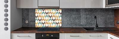 Kitchen splashback Retro background