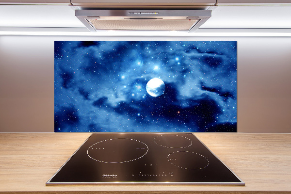 Cooker splashback full moon