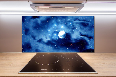 Cooker splashback full moon