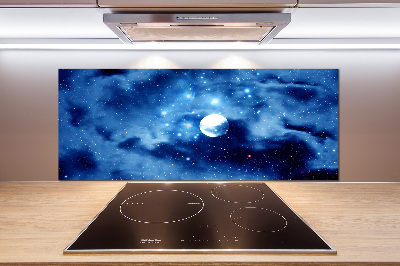 Cooker splashback full moon