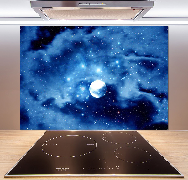 Cooker splashback full moon