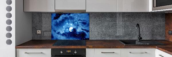 Cooker splashback full moon