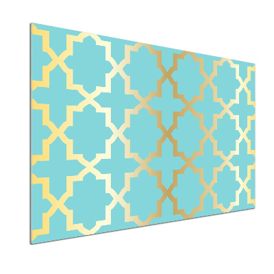 Kitchen splashback Arabic pattern