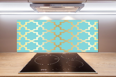 Kitchen splashback Arabic pattern