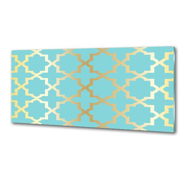 Kitchen splashback Arabic pattern