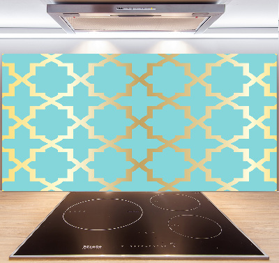 Kitchen splashback Arabic pattern