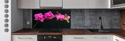 Kitchen splashback Orchid