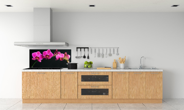 Kitchen splashback Orchid