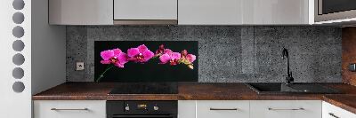 Kitchen splashback Orchid