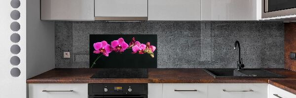 Kitchen splashback Orchid