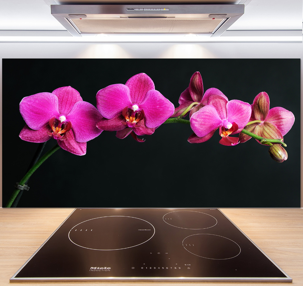 Kitchen splashback Orchid