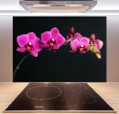 Kitchen splashback Orchid