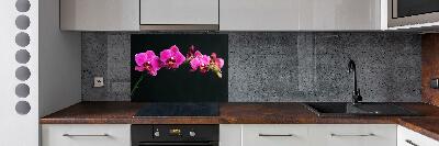 Kitchen splashback Orchid