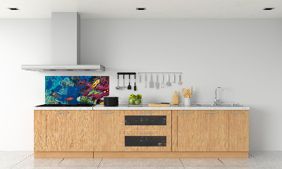 Kitchen splashback Coral reef