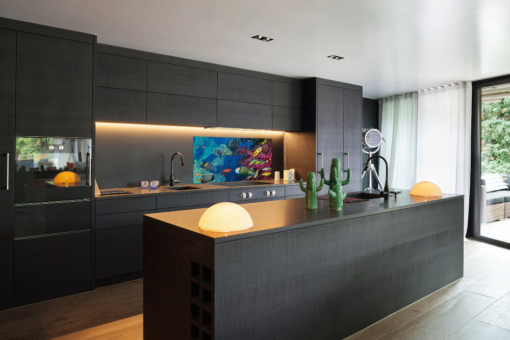 Kitchen splashback Coral reef