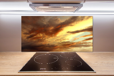 Cooker splashback Sunrise