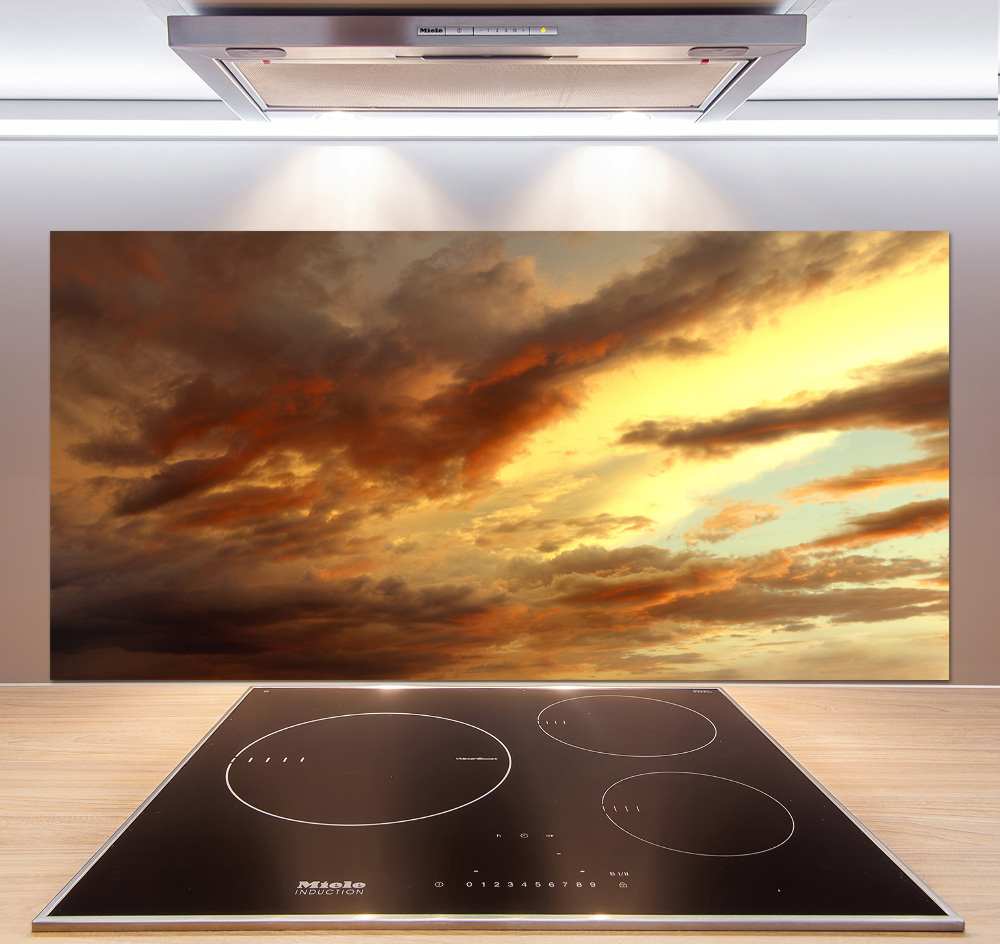 Cooker splashback Sunrise