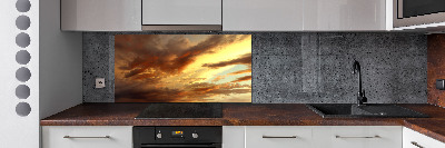 Cooker splashback Sunrise