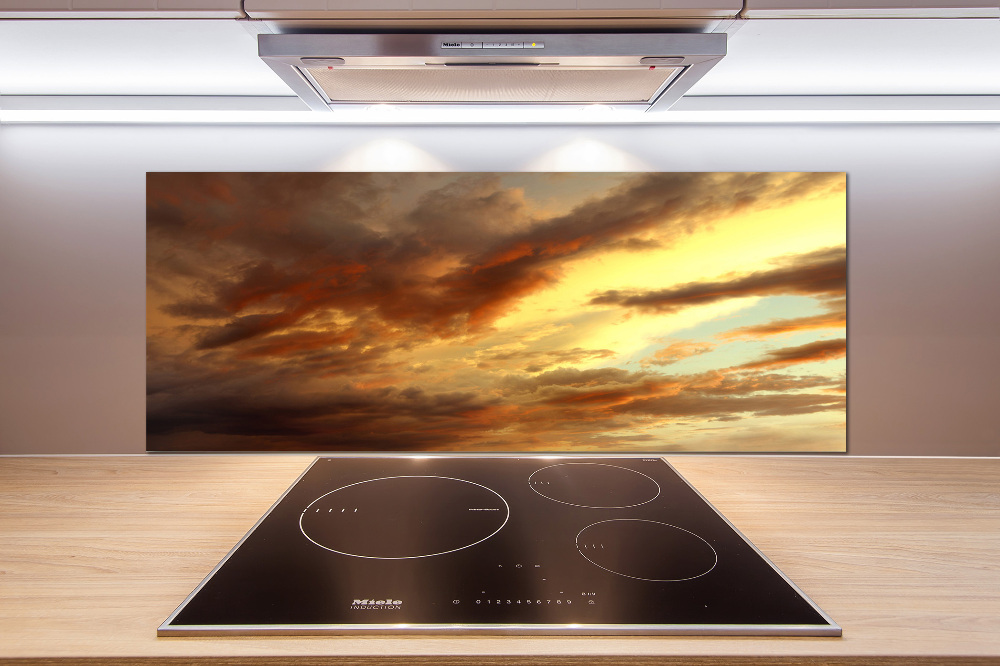 Cooker splashback Sunrise