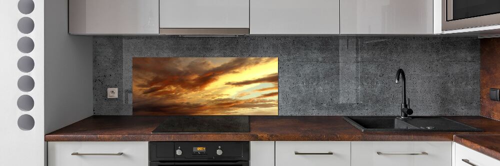 Cooker splashback Sunrise