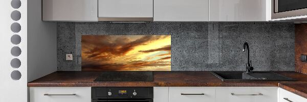 Cooker splashback Sunrise