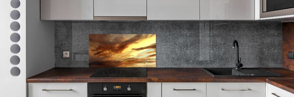 Cooker splashback Sunrise