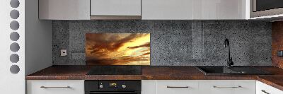 Cooker splashback Sunrise