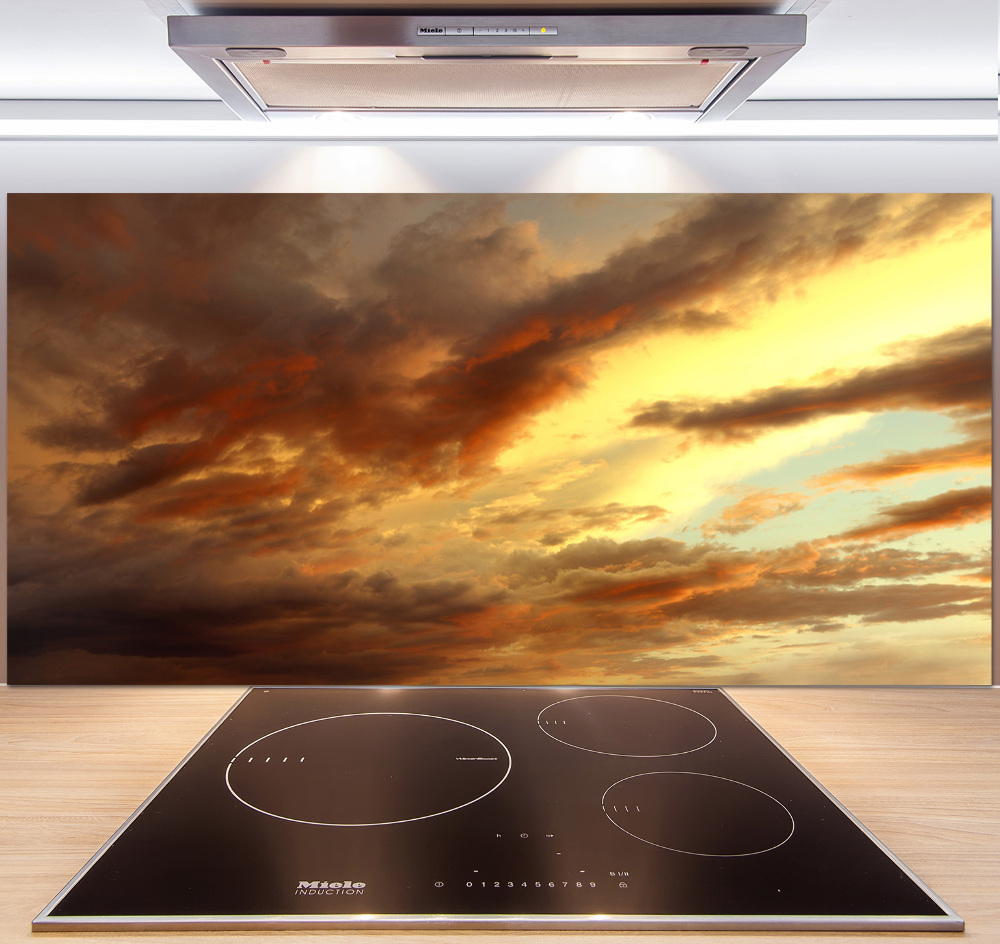 Cooker splashback Sunrise