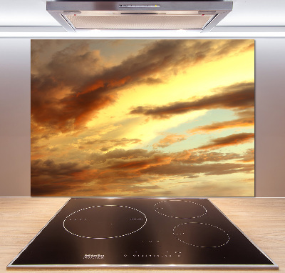 Cooker splashback Sunrise