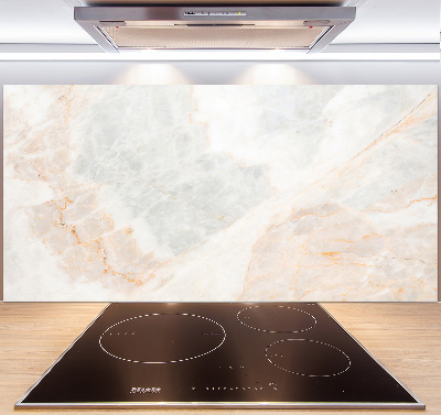 Glass splashback Marble