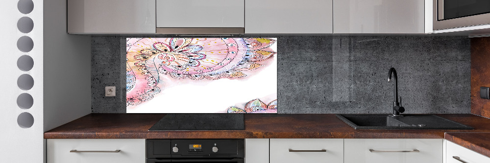 Cooker splashback Abstract pattern